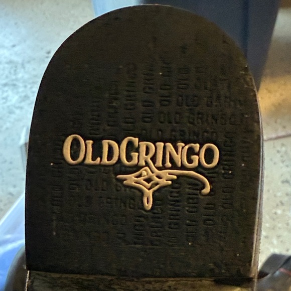 Old Gringo Black and Red Floral Heeled Boots - Picture 2 of 2